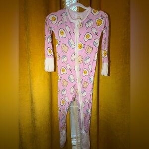 Little Sleepies Pink Breakfat Print 12/18